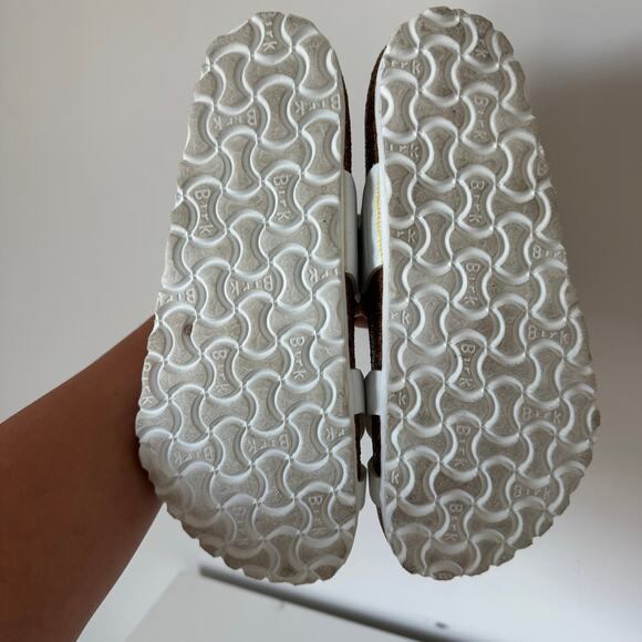 Birkenstock Mayari Birko Flor Graceful Pearl White Sandals size 36 - Picture 6 of 6